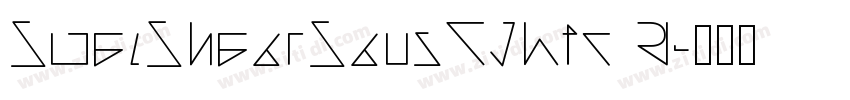SweiShearSansCJKtc R字体转换